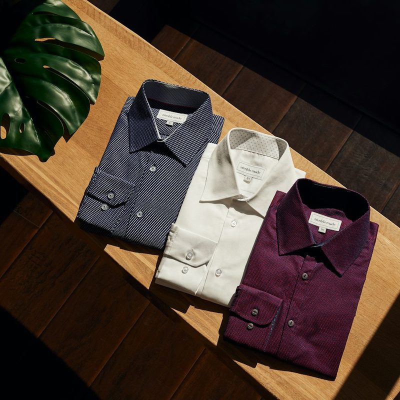 Oxford Corporate Shirt (Blue) Blue oxford button-down shirt for corporate uniforms